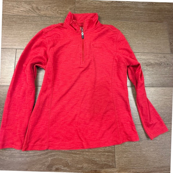 Chick-Fil-A Women's Pullover Quarter Zip Sweatshirt Embroidered Size Small - Picture 2 of 9